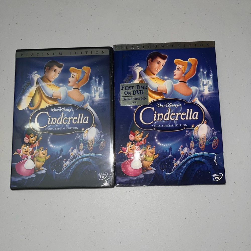 NWT Sealed Disney’s Cinderella DVD Platinum Edition 35024